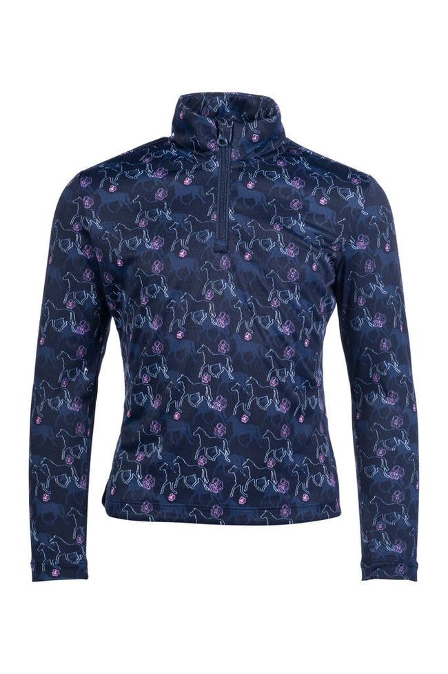child long sleeve sunshirt blue