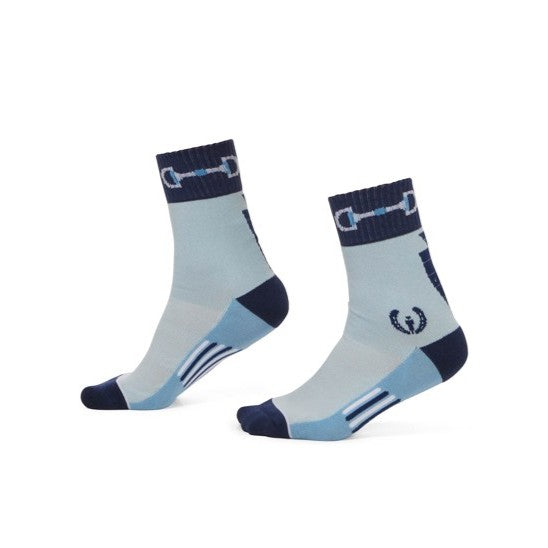 Kerrits Band of Bits Paddock Boot Socks skyline color front/side view