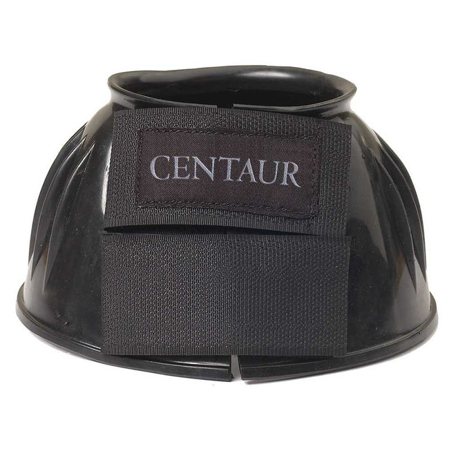 CENTAUR® PVC Ribbed Double Hook and Loop Bell Boots Black