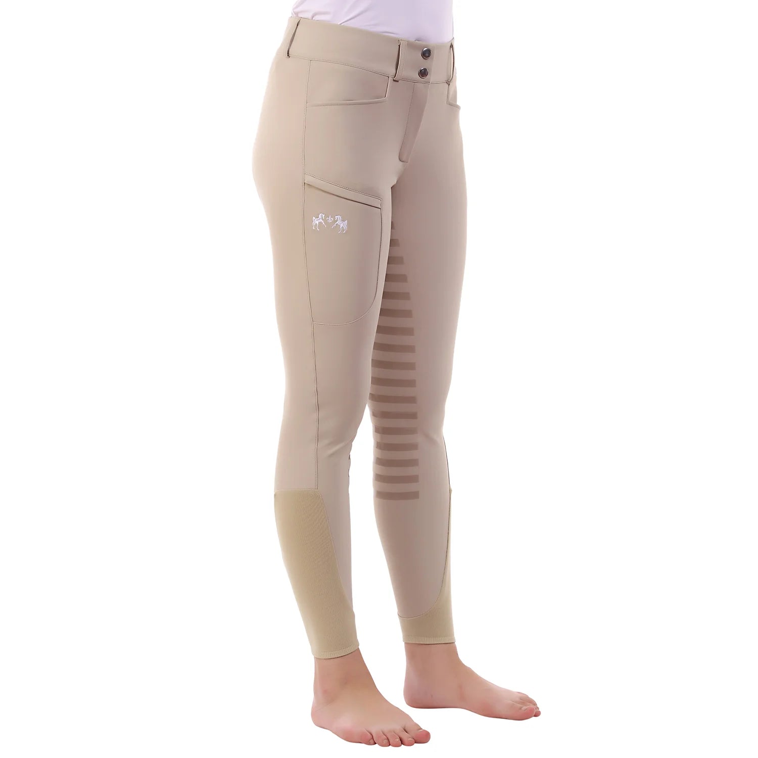 Ladies Techno Extended Knee Patch Breeches