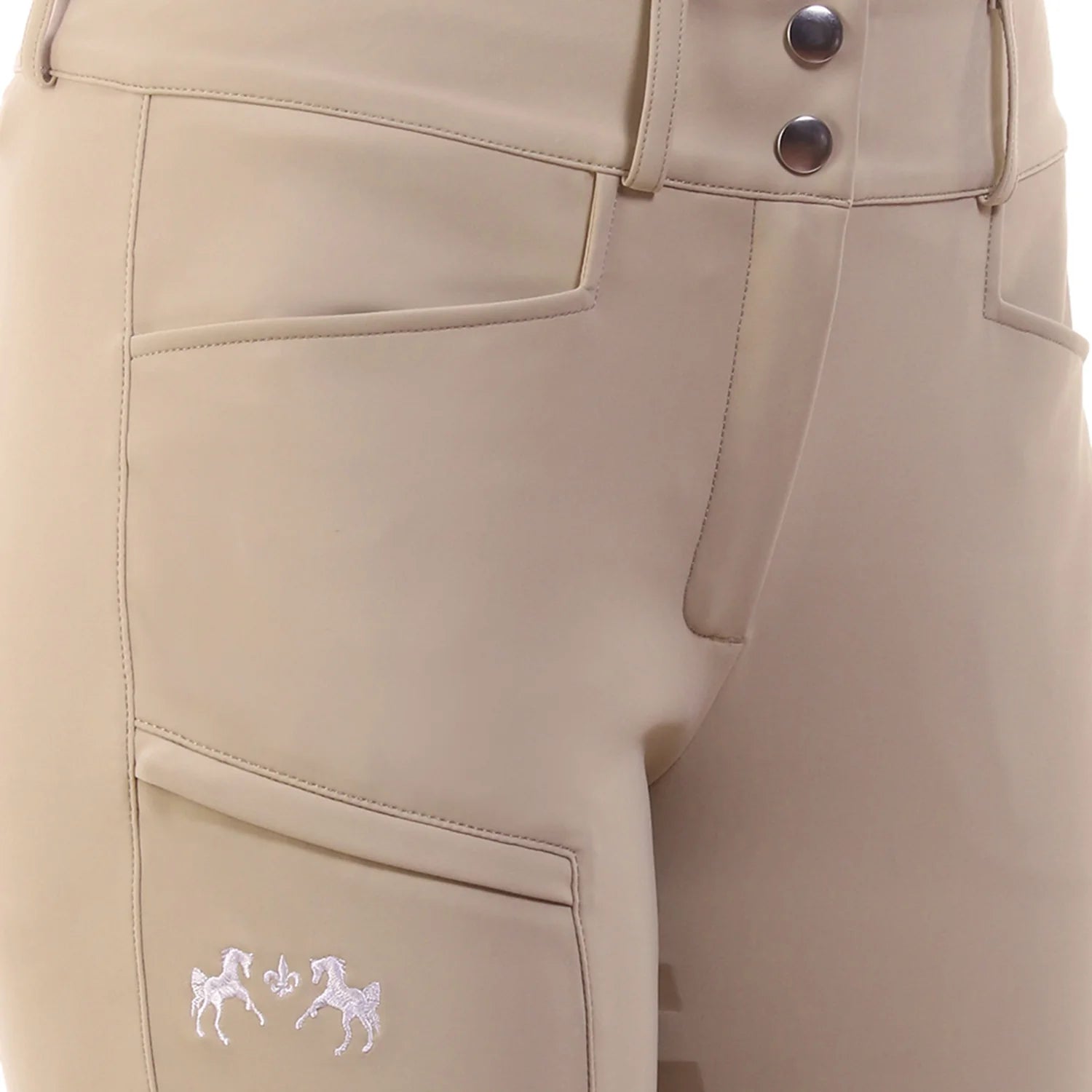 Ladies Techno Extended Knee Patch Breeches