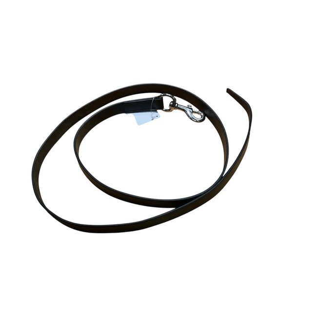 Horsehairz 6 ft Black Leather Show Lead