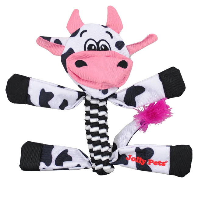 Jolly Pets Flatheads Cow dog Toy
