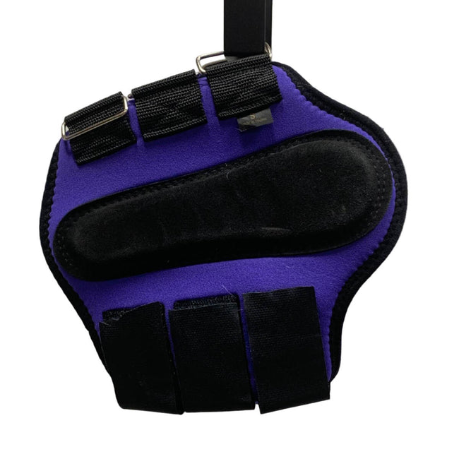 KHS-E (S) Neoprene Splint Boots in purple and black