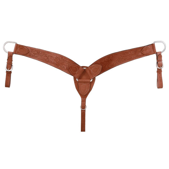 Royal King Floral Carved Breastcollar light chestnut