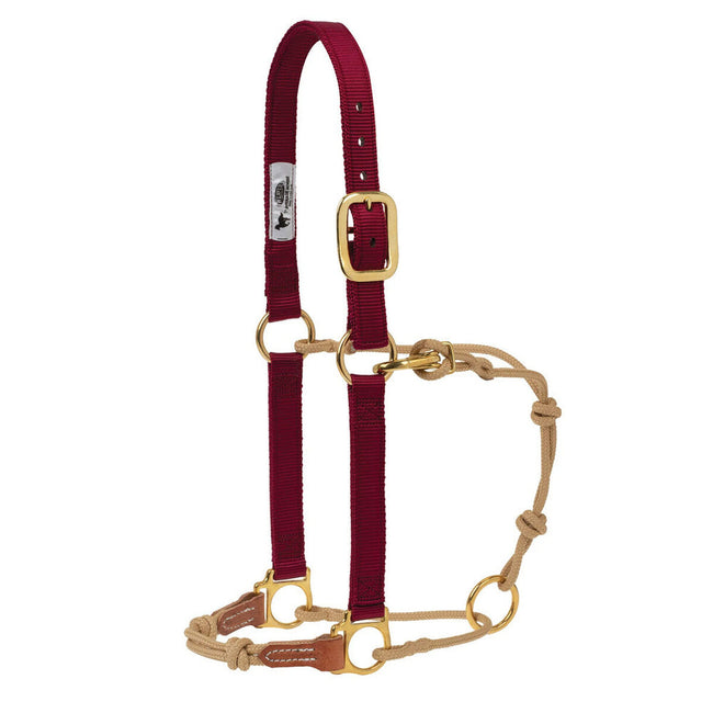 Weaver Leather Horseman's Halter Burgundy