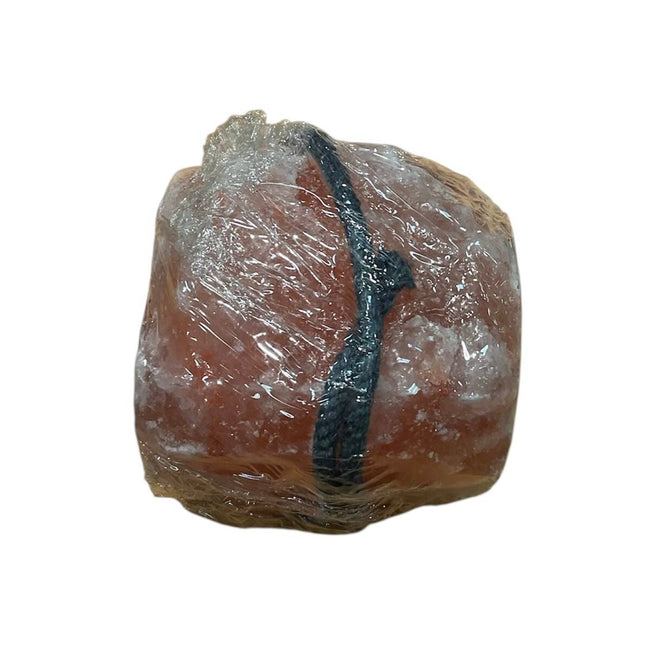 Himalayan Pearl Salt Rock on Rope shows rope.