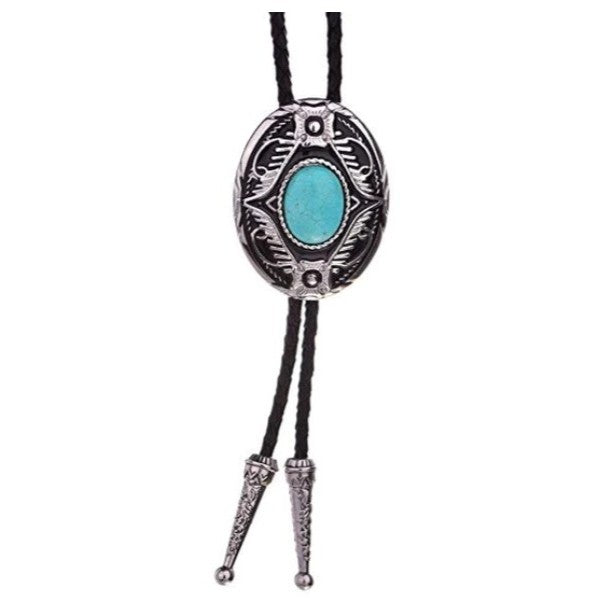 Western Bolo Tie in Turquoise