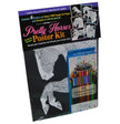 Art Coloring Kit Horse Drawings w/ Pencils