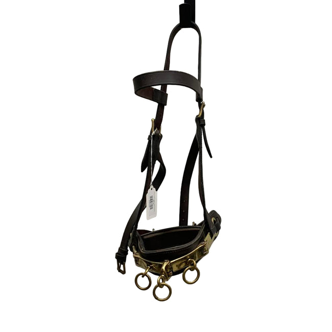 KHS-E Horse Leather Lunge Cavesson
