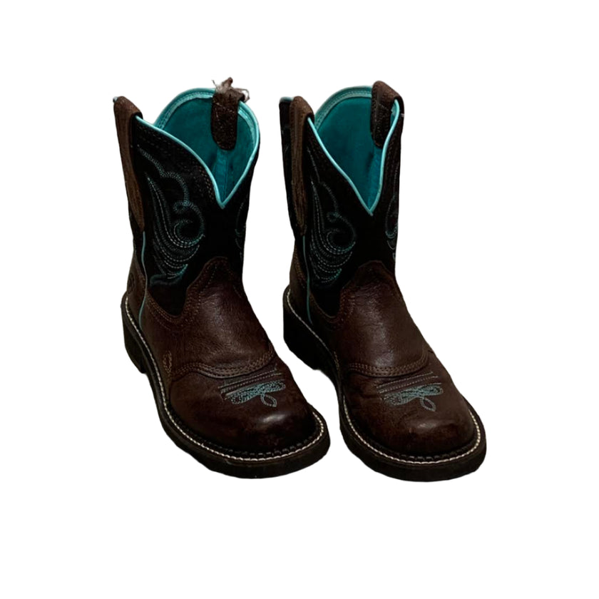 KHS-E 7 Ariat Fatbaby Women's Heritage Western Performance Boots - Round Toe