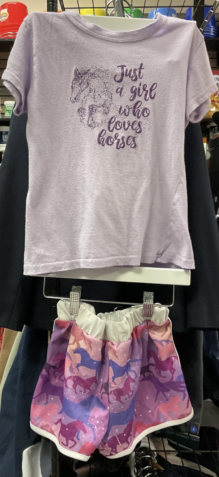 KHS-E Girls 10Y Urban Smalls Shirt and Shorts Set