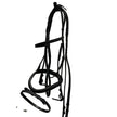 KHS-E Full Rolled Leather Dressage Bridle