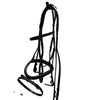 KHS-E Full Rolled Leather Dressage Bridle
