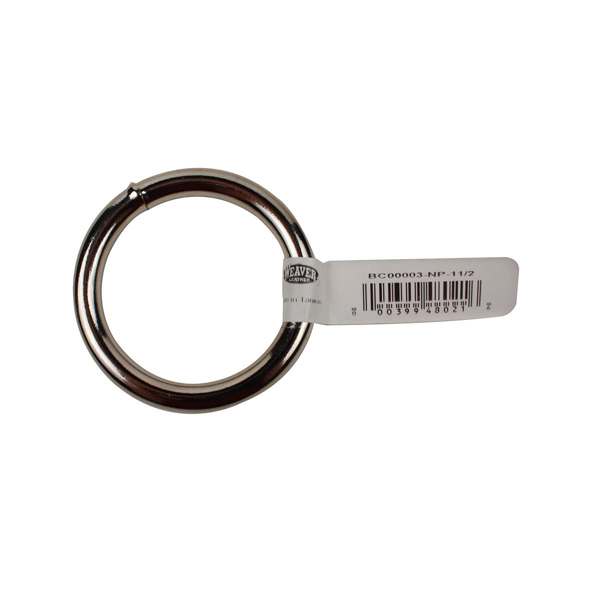 1.5 inch Nickel-plated steel O-Rings.