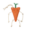 TuffRider Horse Toy - Carrot-shaped plush toy with a smiling face