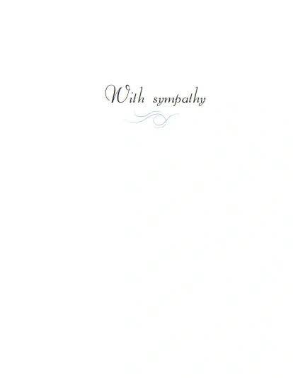 Sympathy Card - Sometimes ...