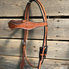 Rodeo Drive - Light Oil Basketweave Purple Loping Hackamore #LHK012