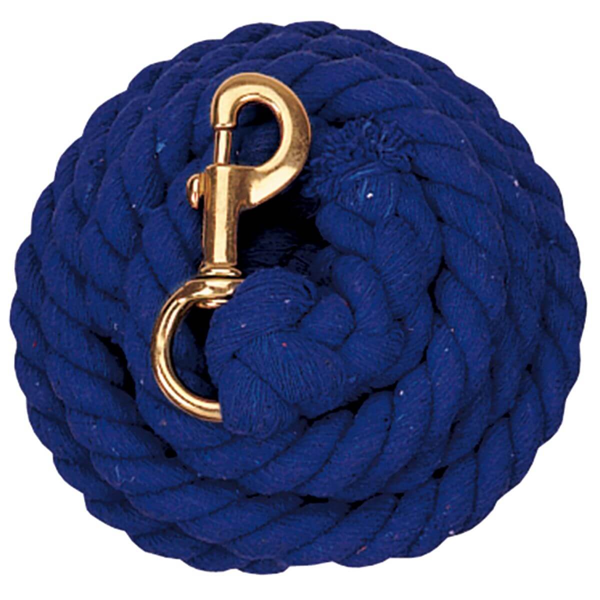 10 ft Cotton Lead Rope blue