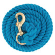 10 ft Cotton Lead Rope hurricane blue