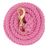 10 ft Cotton Lead Rope pink