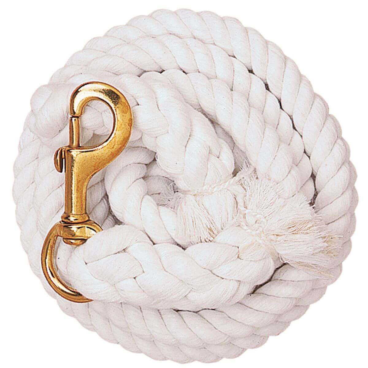 10 ft Cotton Lead Rope white