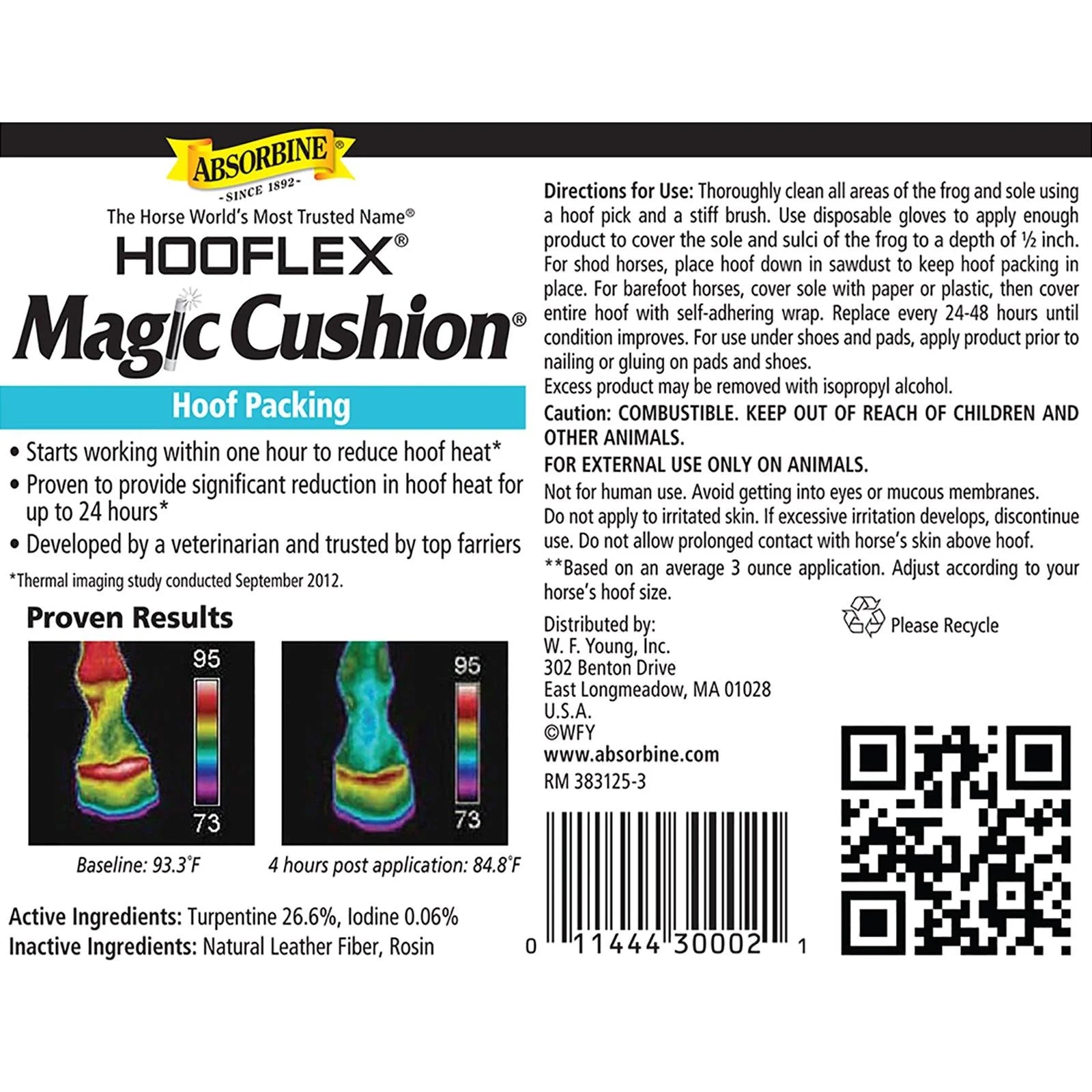 Absorbine Hooflex® Magic Cushion® Hoof Packing 4 lb