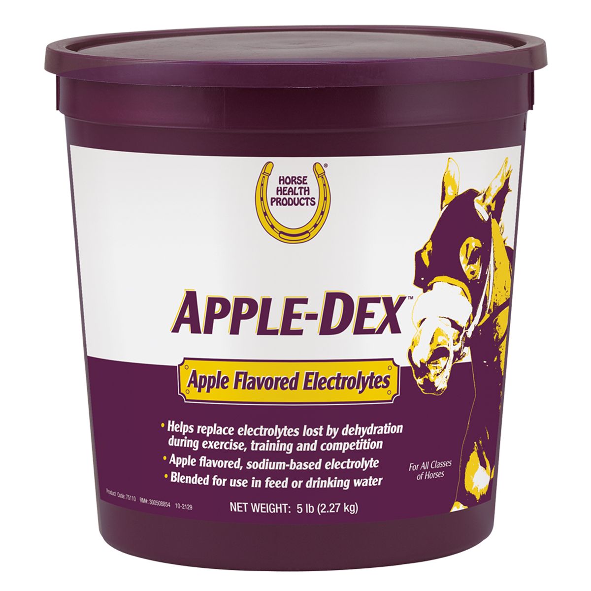Apple-Dex Electrolytes for Horses 5 pound bucket