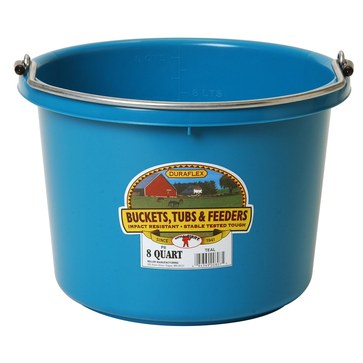 DuraFlex Plastic Bucket - 8 Quart