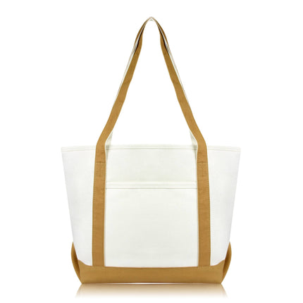 Dalix - DALIX Daily Shoulder Tote Bag Premium Cotton