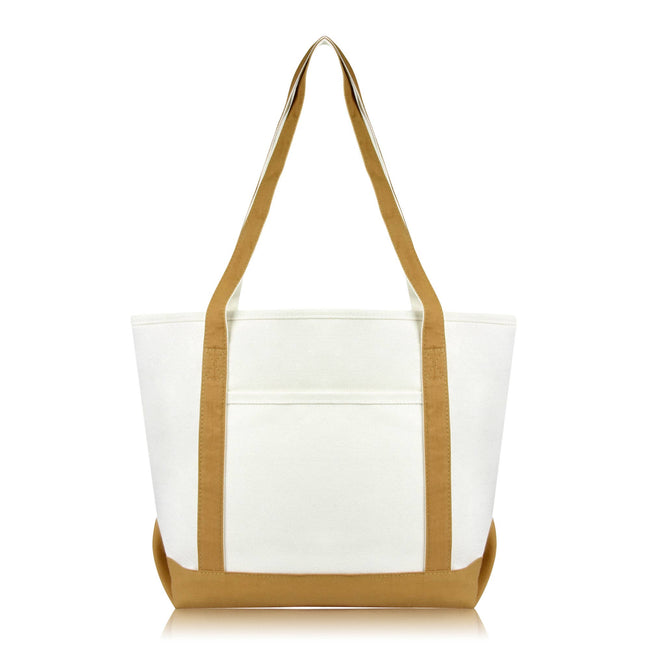 Dalix - DALIX Daily Shoulder Tote Bag Premium Cotton