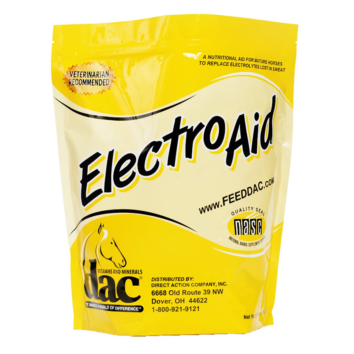 dac® Electro Aid Electrolyte Supplement for Horses - Powder, 10 lbs