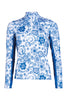 HKM Functional Blue Flower Shirt