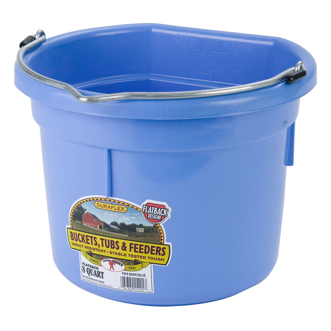 DuraFlex Plastic Flatback Bucket