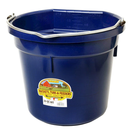 DuraFlex Plastic Flatback Bucket