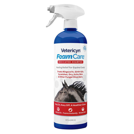 Vetericyn FoamCare Medicated Equine Shampoo