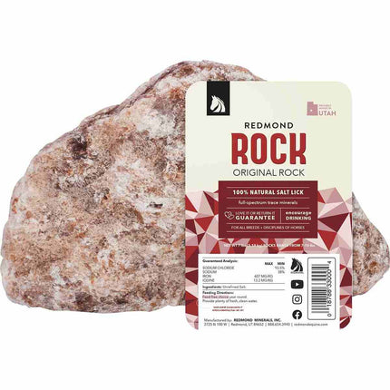 Redmond Rock® - Mined Horse Salt Lick 7 pounds