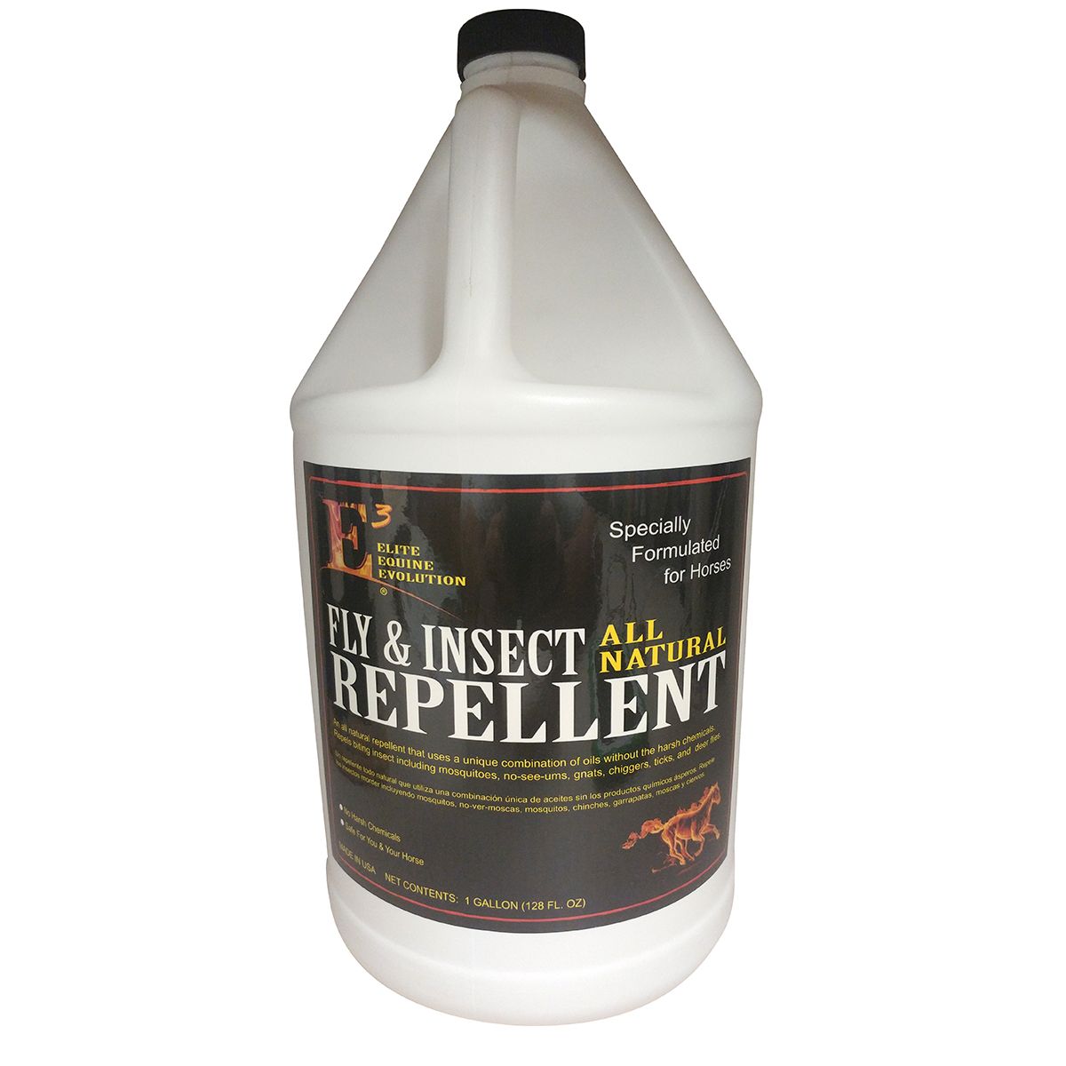 E3 Elite Equine Natural Fly Spray Repellent