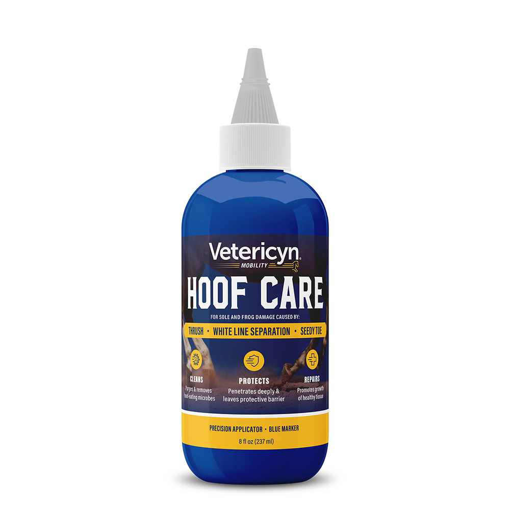 Vetericyn hoof care to clean protect and repair hoof with thrush