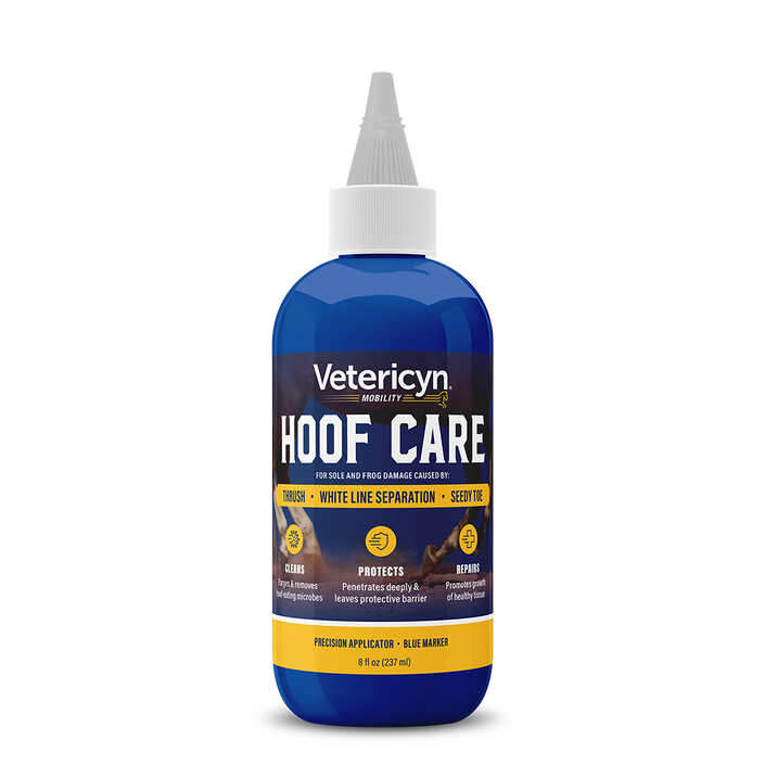 Vetericyn hoof care to clean protect and repair hoof with thrush