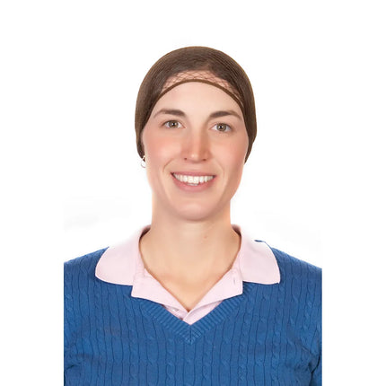 Mediumweight One Knot Hairnet 2/PKG Hair Net Front view
