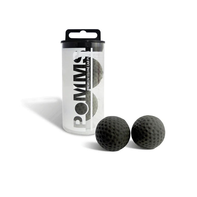 Pomms Premium Equine Ear Plugs Horse in Black