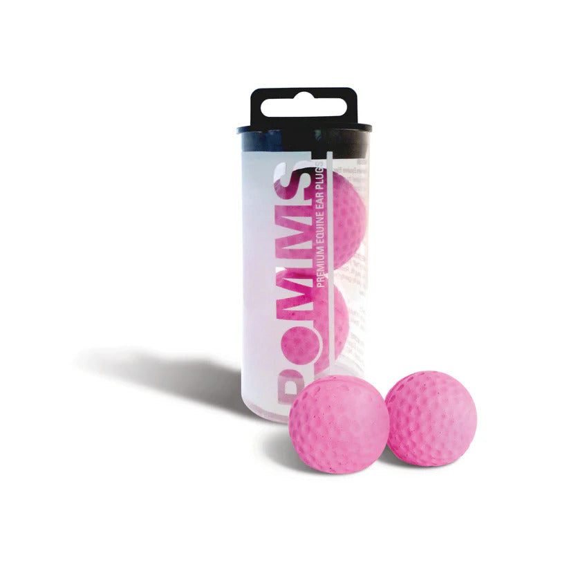 Pomms Premium Equine Ear Plugs Horse in pink
