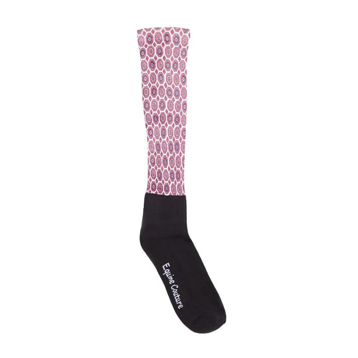 EC Ladies Kelsey Padded Knee Hi Boot Socks Hot Pink