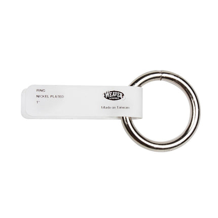 1 inch Nickel-plated steel O-Rings.