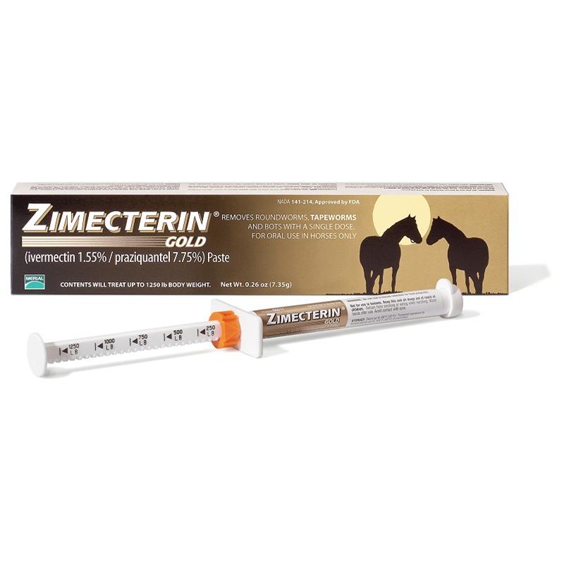 Zimecterin Gold (Ivermectin Praziquantel) Tube