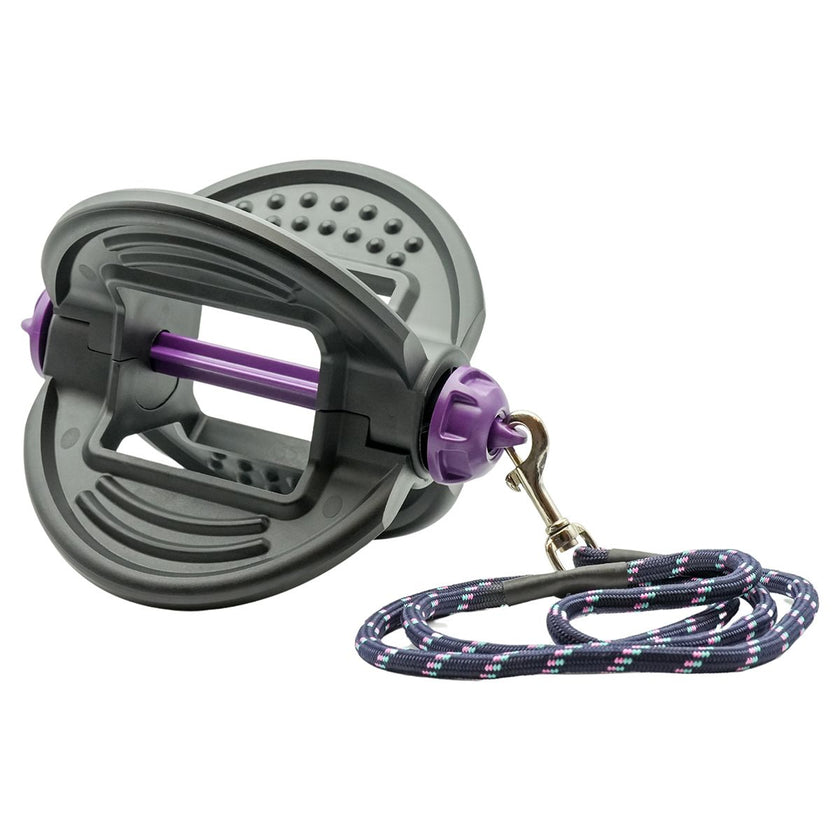 Likit Bizzy Ball black shown without the filling, just the ball.