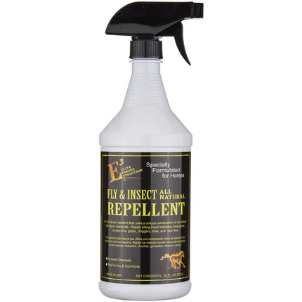 E3 Elite Equine Natural Fly Spray Repellent
