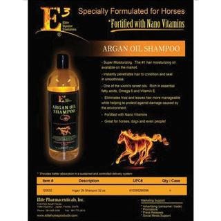 E3 Elite Equine Evolution Argan Oil Shampoo