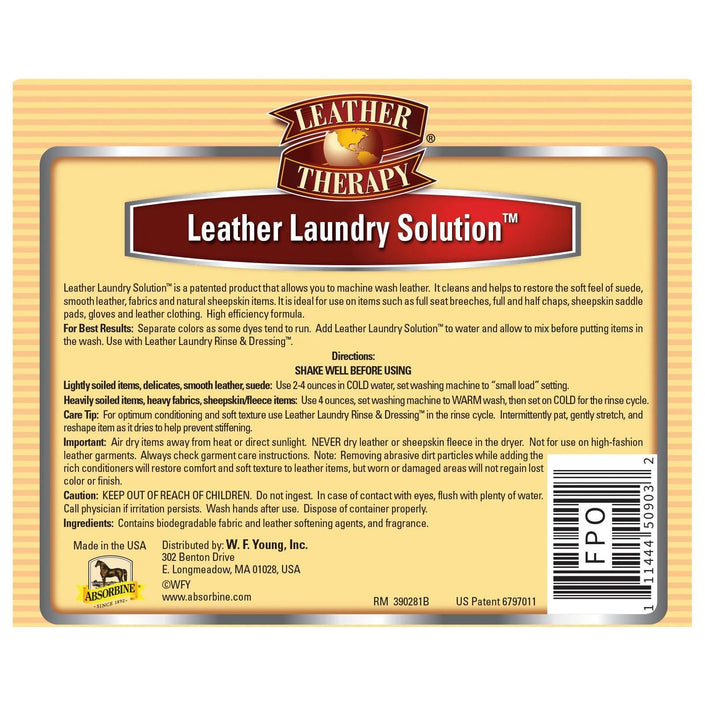 Absorbine® Leather Therapy® Leather Laundry Solution 16 fl oz